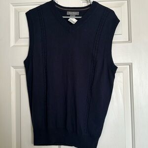 Navy sweater vest